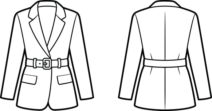 Black and white of two women's blouses with different necklines shirt fashion clothing