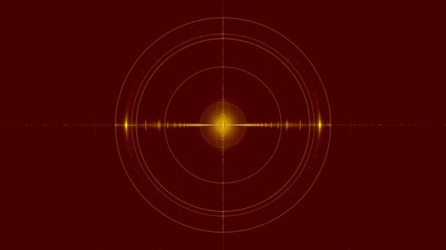 golden glowing sunburst, radiant light rays, circular patterns, digital texture, futuristic design, energy source