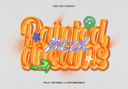 Painted Graffiti Text Effect