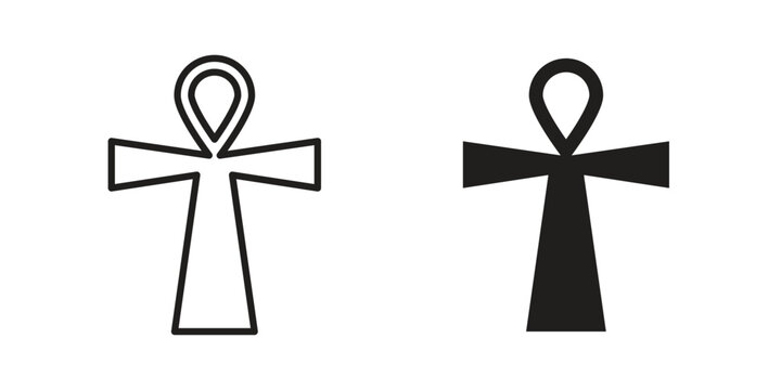 Ankh icon vector logos series. EPS10