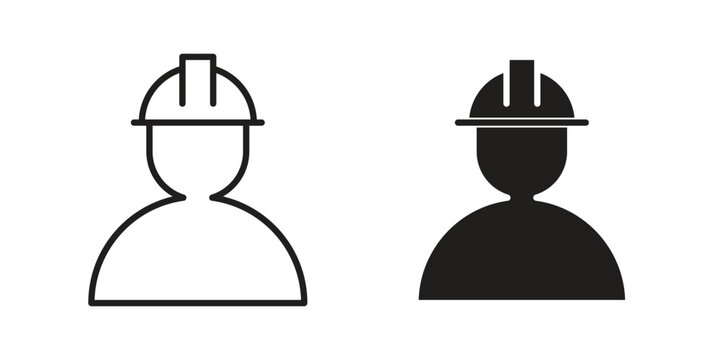 Builder icon vector logos series. EPS10