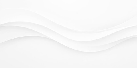 Fototapeta premium Abstract smooth white wave texture background design with flowing curved lines, modern digital wave sculpture effect, elegant minimalist banner and clean presentation backdrop.
