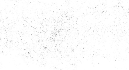 Naklejka premium Black Grunge Dust Overlay Vector with Ink Splatter, Film Grain, Speckled Noise and Distressed White Background.