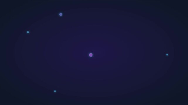 Abstract glowing dots motion animation 4k background, with floating particles, and soft light transitions