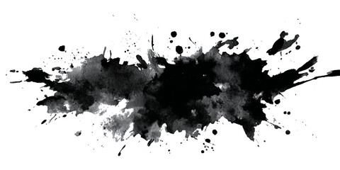Obraz premium Grungy hand drawn brush stroke background design. vintage smear drip scratch texture vector background.