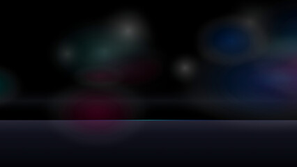Space with cosmic nebula and starry sky glow © Mizanby