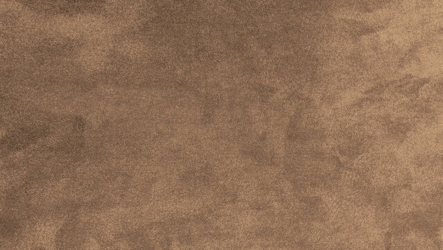 Soft brown carpet texture background closeup of warm beige velvet suede rug fabric surface material seamless felt textile pattern for modern interior design home decor wallpaper floor backdrop.