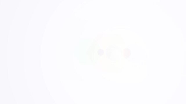 Minimalist abstract high-key white background with subtle concentric circular ripples and faint geometric lens flare elements, ideal for clean corporate presentations or digital overlays.