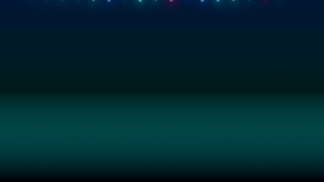 Colorful digital pixel lights on dark background