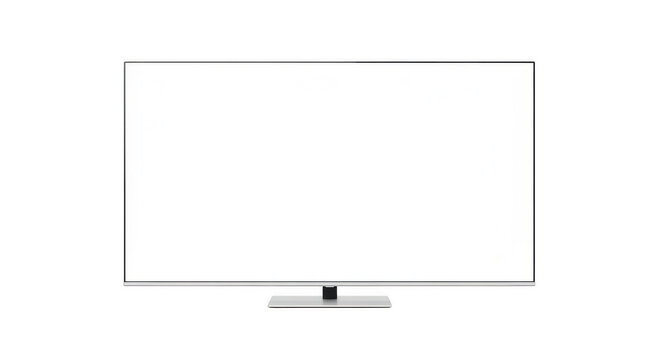 Flat screen television with a sleek modern design
