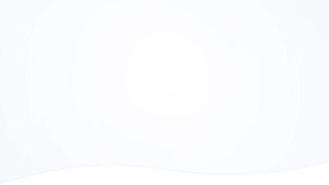Minimalist white background with a subtle light blue curved wave at the bottom edge. Clean professional abstract graphic for video overlays, text, and corporate presentation media.