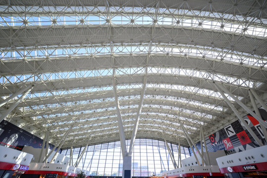 Belgrade Center Railway Station, known as Prokop, new central railway station in Belgrade, capital of Serbia