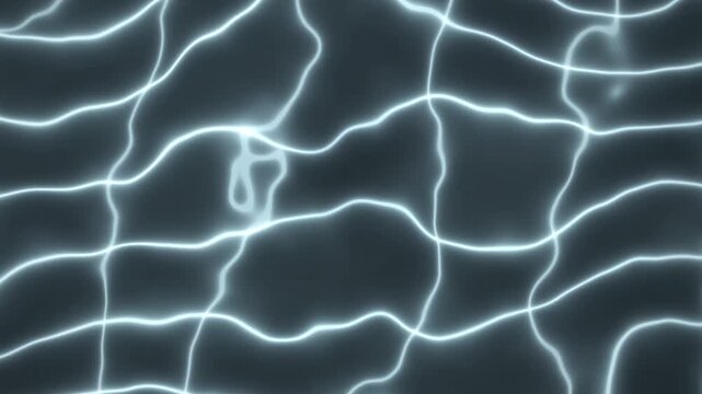 Glowing electric cracks form a seamless loop across a dark background