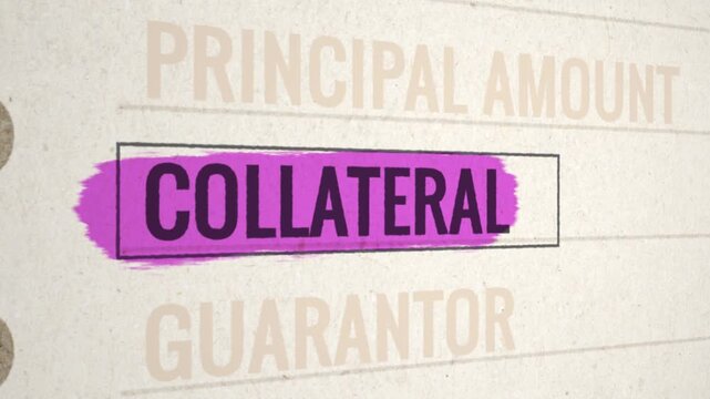 Collateral Highlighted Scrolling Title Animation
