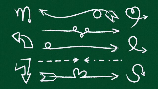 Sketches Arrows Pack 02 / Curved & Flowing Arrows