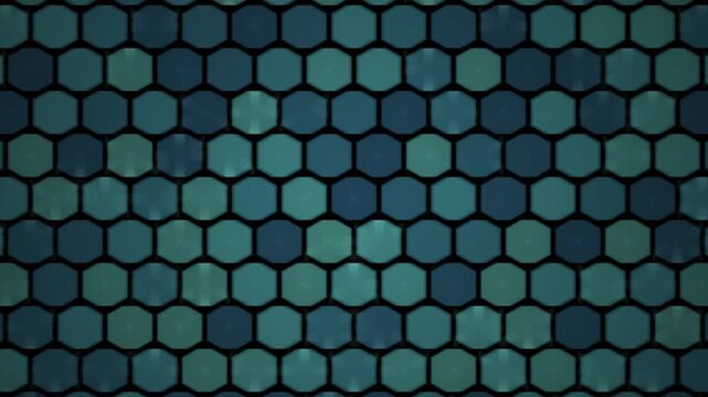 Dark hexagon grid background with subtle lighting variations creates a seamless repeating texture.