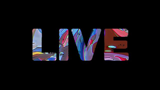2027 neon laser text animation glitch effect on dark abstract background