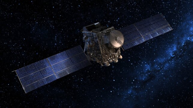Solar-powered sentinels: satellites ensuring global communicatio