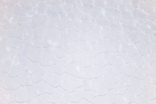 Salt desert geometric texture background in Salar de Uyuni