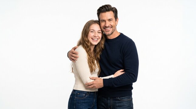 Father and daughter