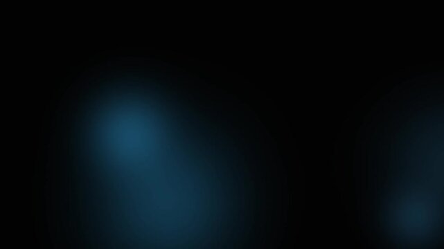 Abstract blue glowing orbs create a seamless and looping digital background.