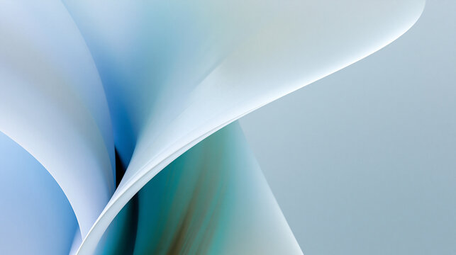 Abstract Blue Teal Gradient Flowing Wave Background