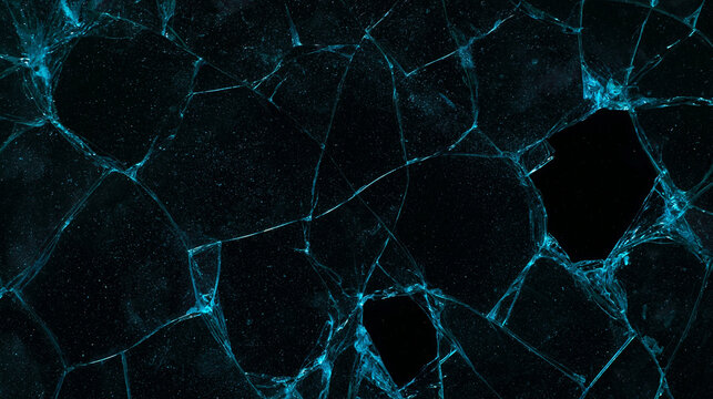 Broken Glass Network Structure Digital Abstract Background