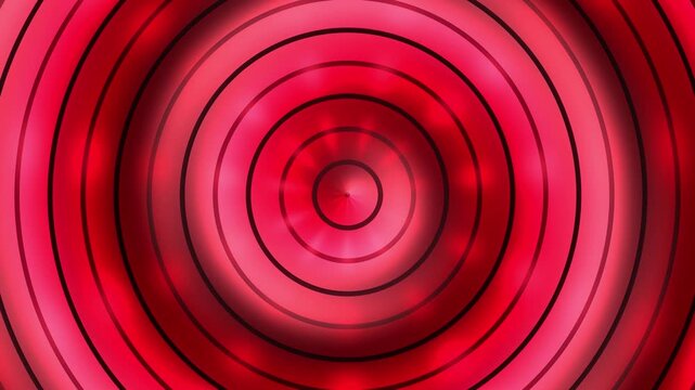 A seamless abstract red background featuring concentric circles that radiate from a luminous center