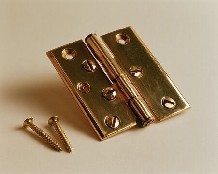 Golden Hinge with Screws