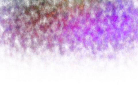 Colorful abstract smoke dust overlay effect isolated on transparent background