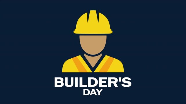 builders day builder man logo