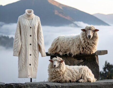 sheep in the mountains, agriculture