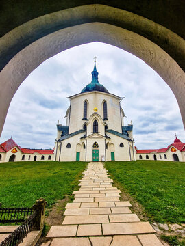 Pilgrimage Church of Saint John of Nepomuk, world heritage site in Czech