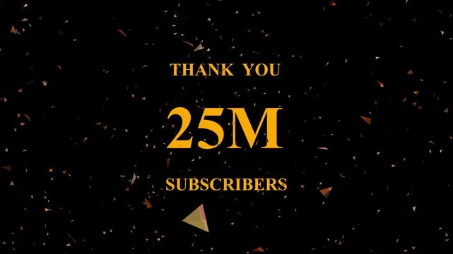 Celebratory diamond sparkle confetti background showcasing milestone achievement twenty five million