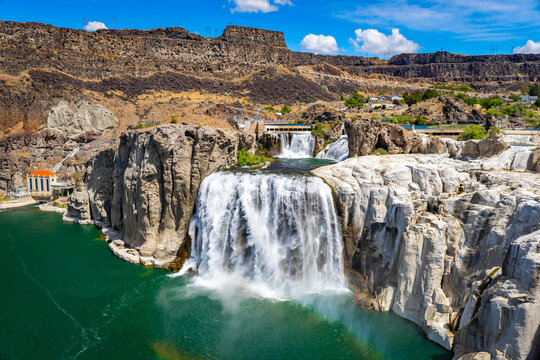 Shoshone Falls Close Up View Twin Falls Idaho