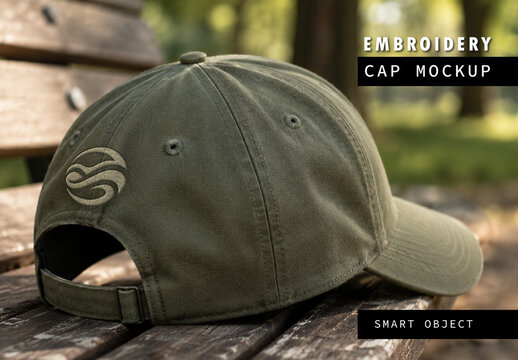 Embroidery Cap Mockup
