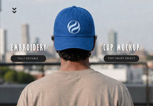 Embroidery Cap Mockup