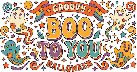 Fototapeta premium Happy Halloween vector