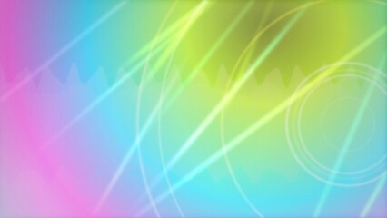 Fototapeta premium Abstract background with flowing light streaks and circular wave patterns