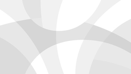 Fototapeta premium Abstract minimalist background featuring curved shapes in soft gray and white tones.