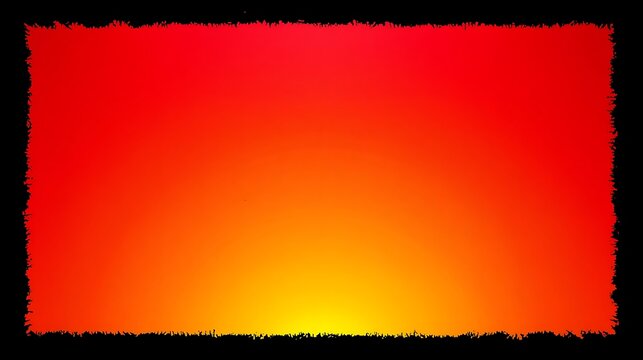A vibrant rectangular background featuring a smooth gradient transition from bright yellow to red