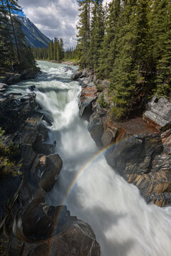 Powerful Whitewater at Numa Falls, Kootenay National Park