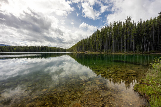 Moody Skies Over Herbert Lake, Banff National Park