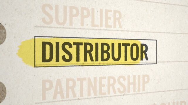 Distributor Highlighted Scrolling Title Animation
