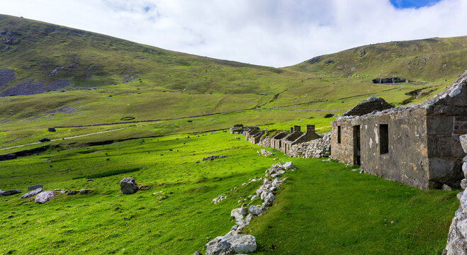 St Kilda, a remote volcanic archipelago in Scotland, world heritage site