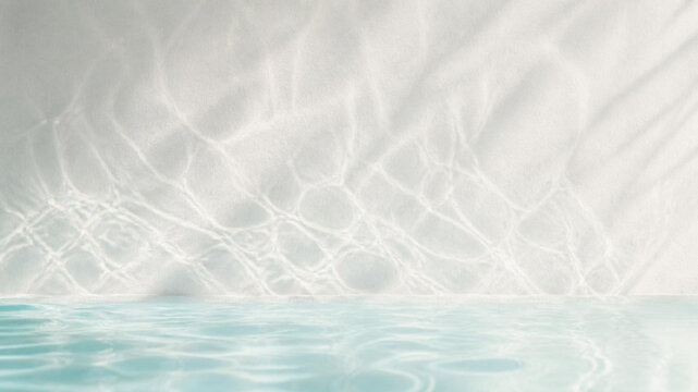 water flowing into the water background 