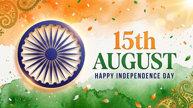 Poster or Banner for Indian Independence Day