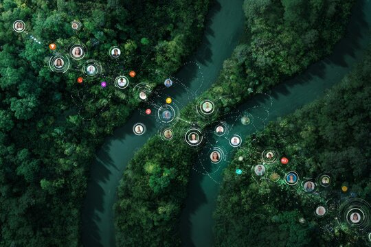 Majestic views of lush natural landscapes: a tribute to ecology.
