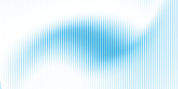 Abstract blue ripple glass effect background with glowing white light leaks gradient, vector illustration.
