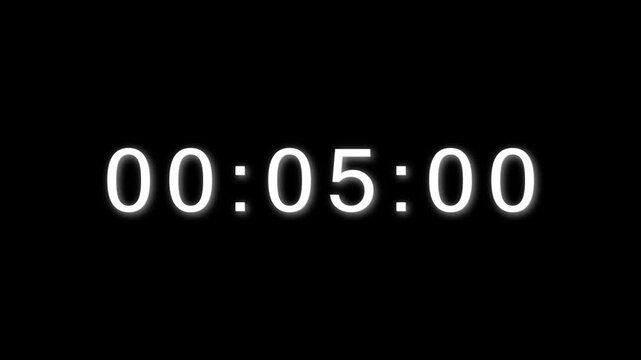 35 Sec clock icon animation. 35 Second animation on black background and creating a stunning 4k animation.
